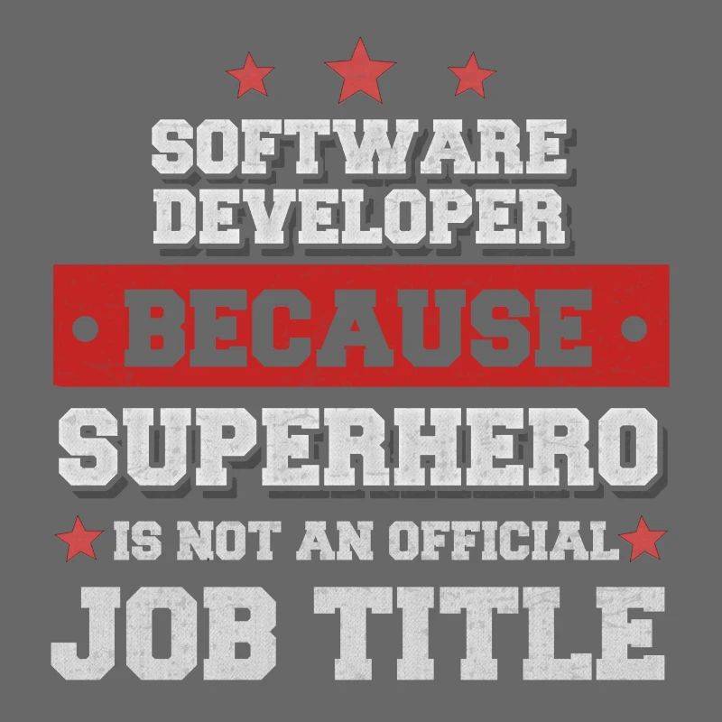 Software Developer Superhero Shirt