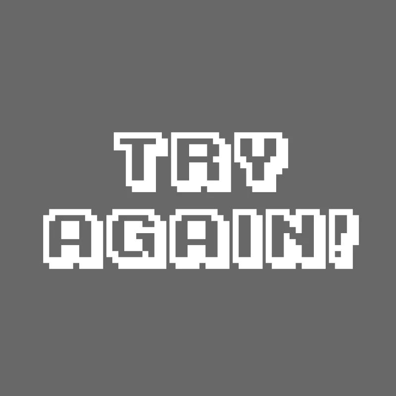 Arcade Try Again blanc