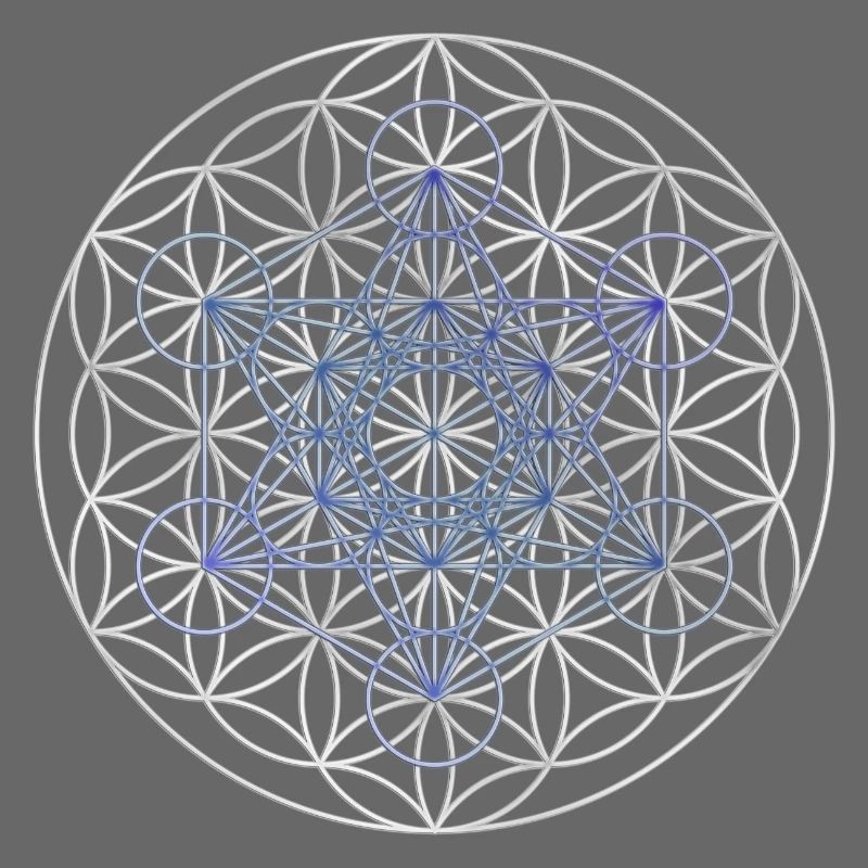 Le cube de Metatron - Fleur de la vie