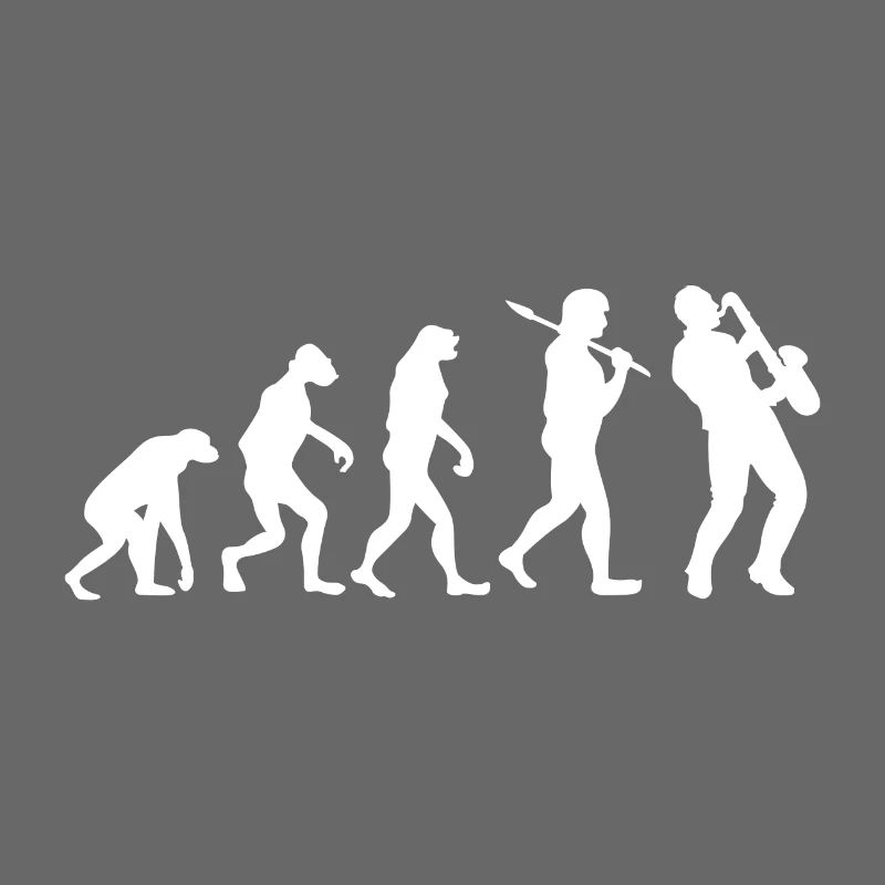 Evolution Saxofon Geschenk Musik Saxophon