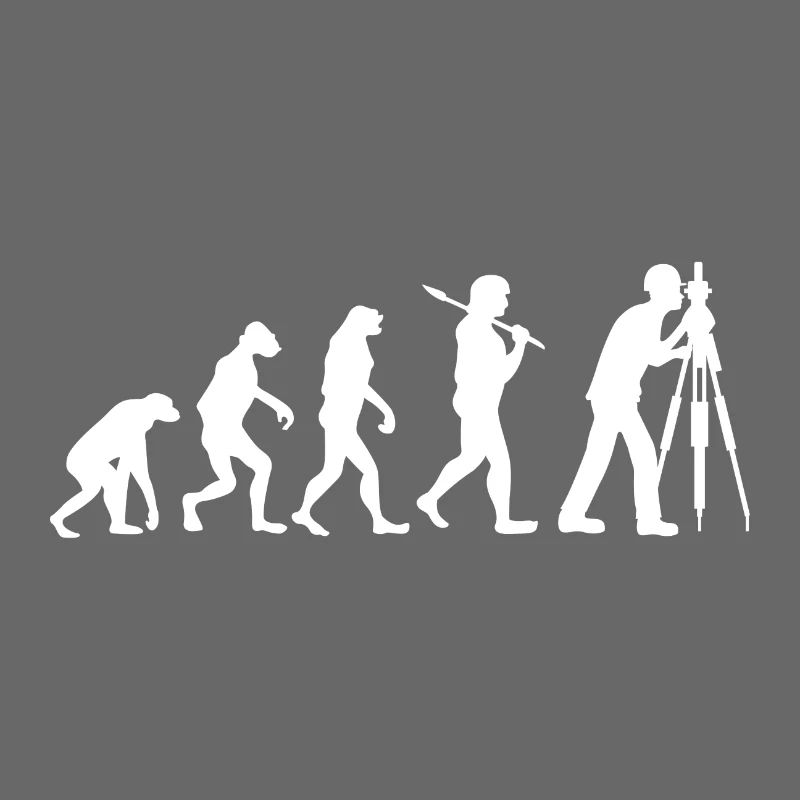 Evolution engineer surveying gift profession