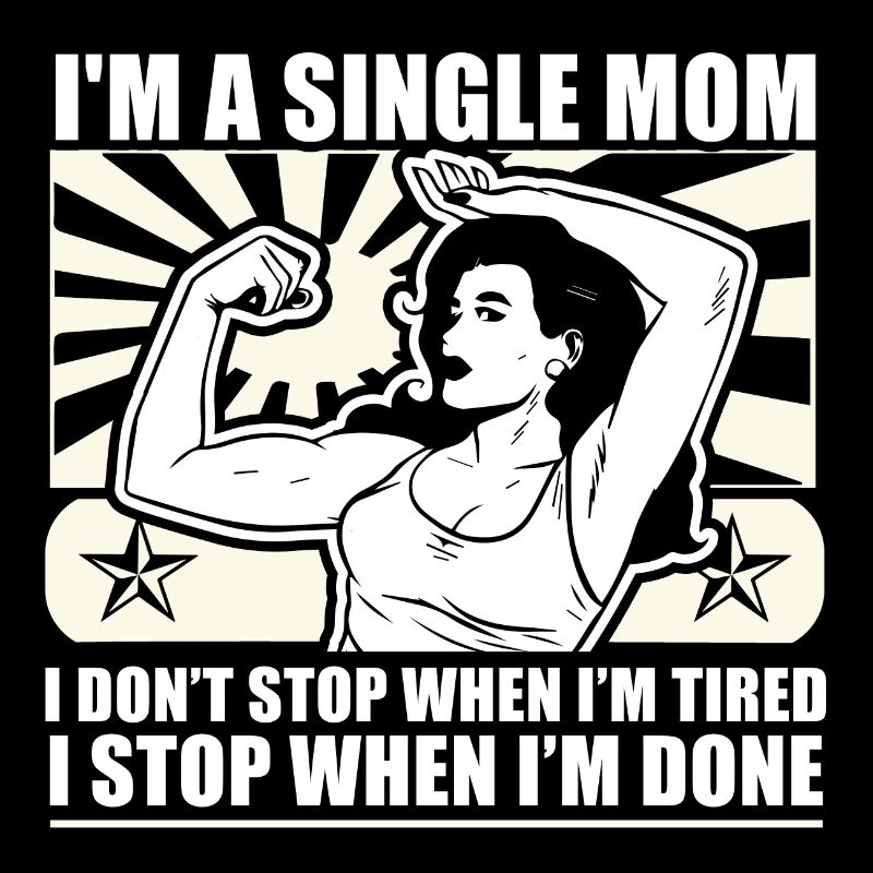 Cool Strong Single Mom T-shirt
