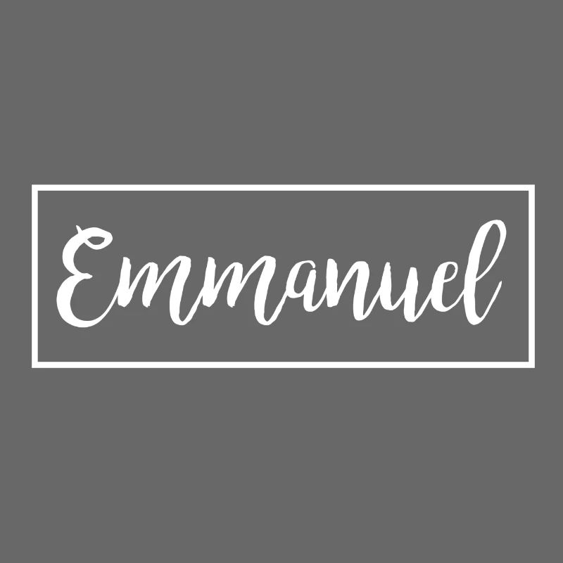 Emmanuel Gott ist mit uns Geschenk Idee