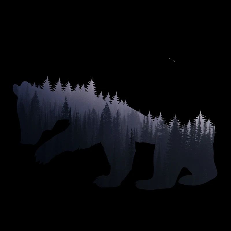 Bär Wald Natur - Geschenk