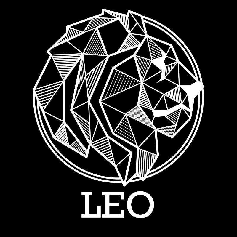 Zodiac Leo gift geometric leo astro