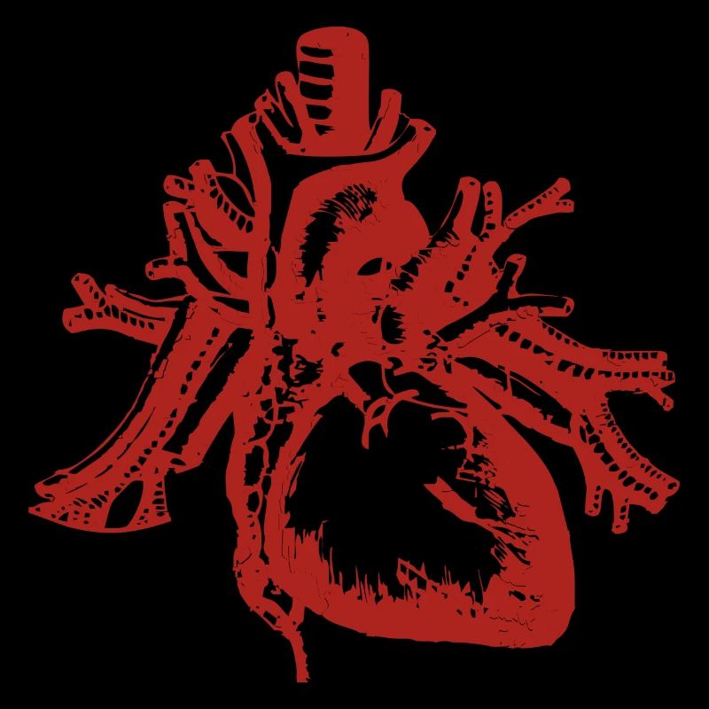 Real heart art