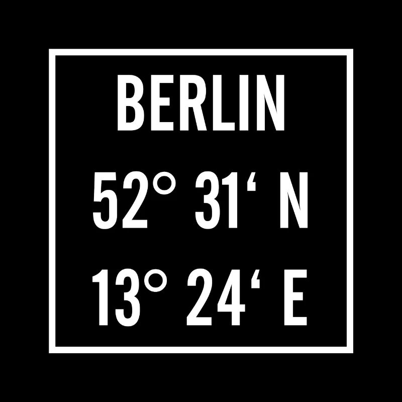 Berlin knows with latitude and longitude