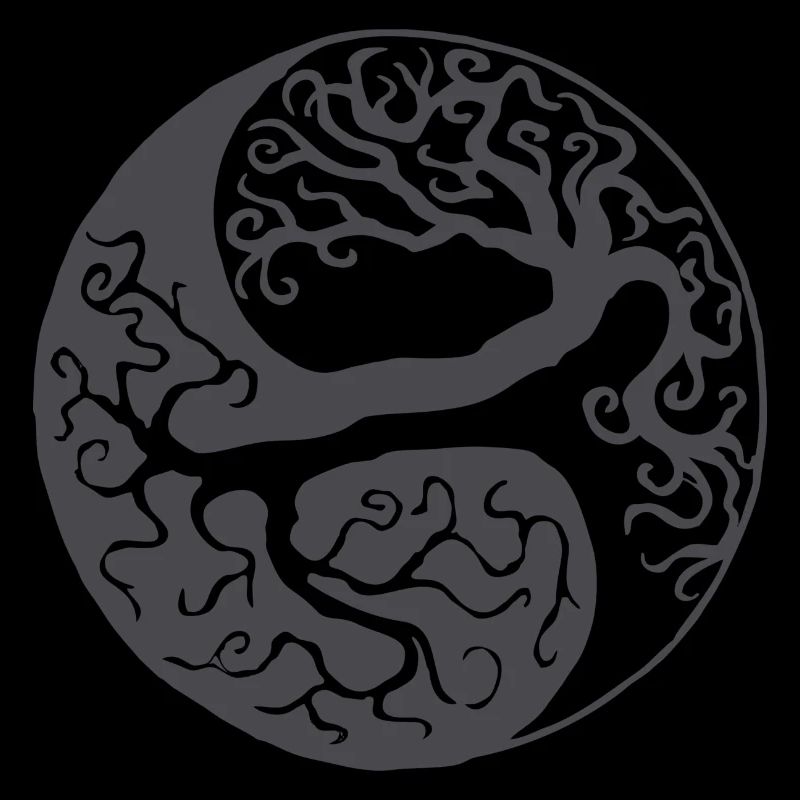 Cadeau de l'arbre de vie Yin Yang