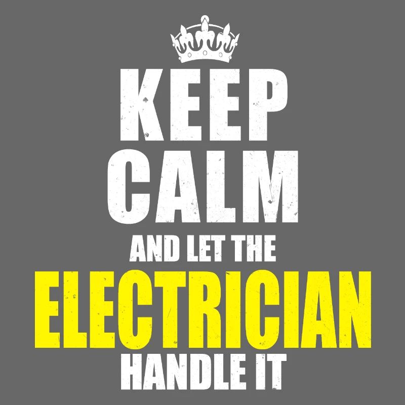 Elektriker Keep calm Sprueche Spruch Geschenk