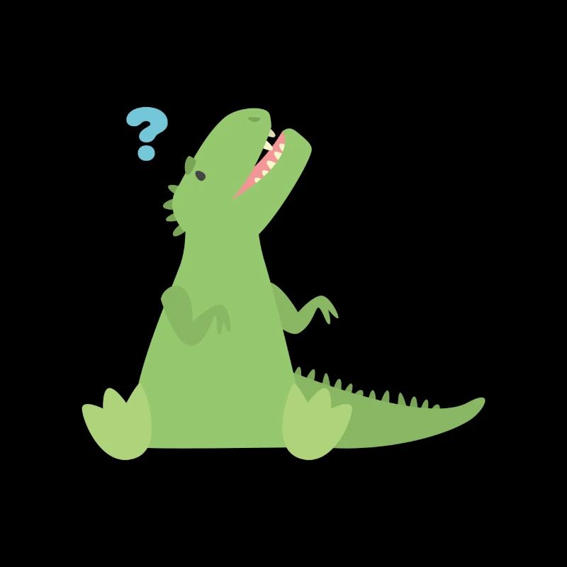 T Rex question mark