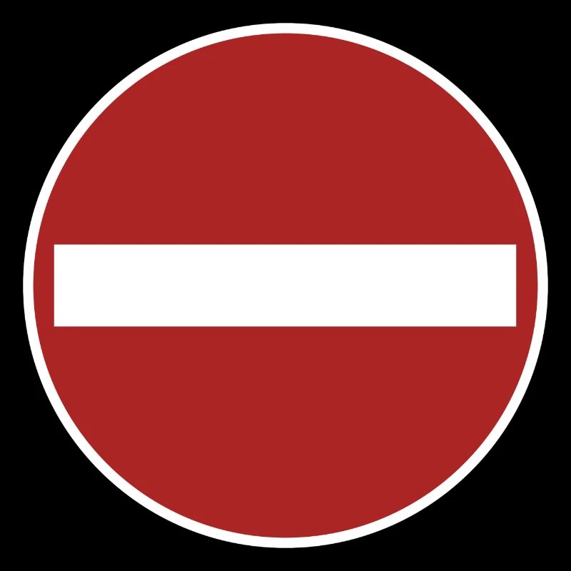 No entry!