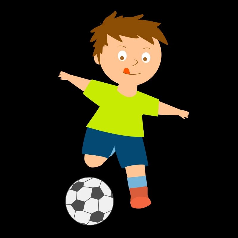Kicker Boy Neon Shirt Ball