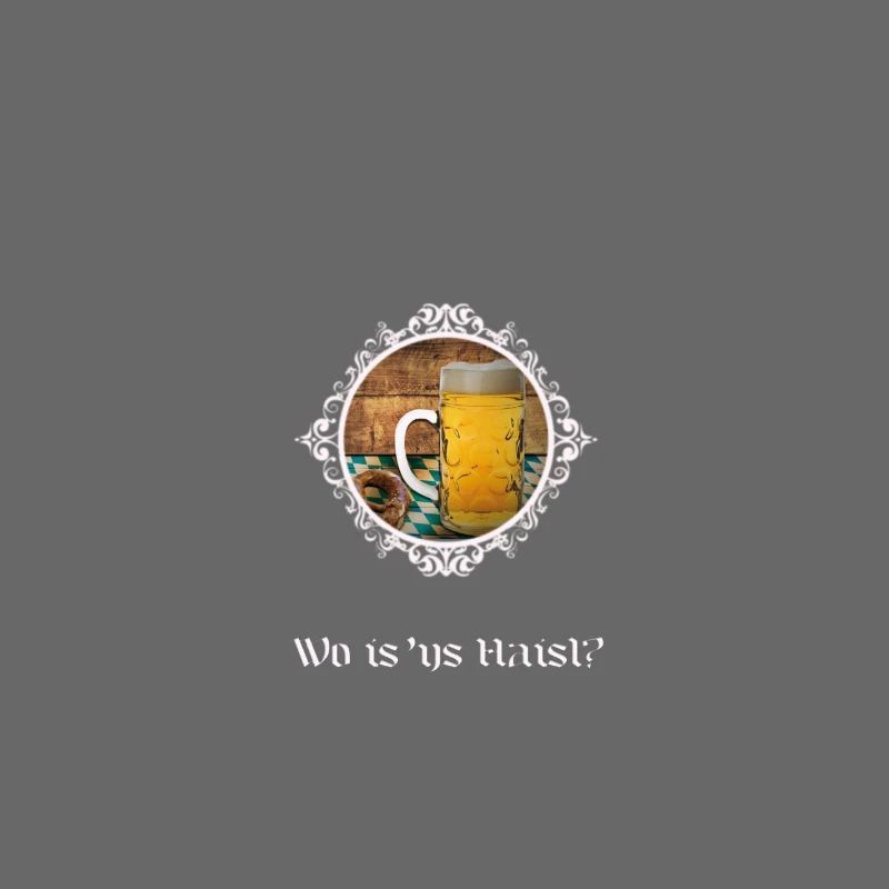 Question de la maison avec verre à bière