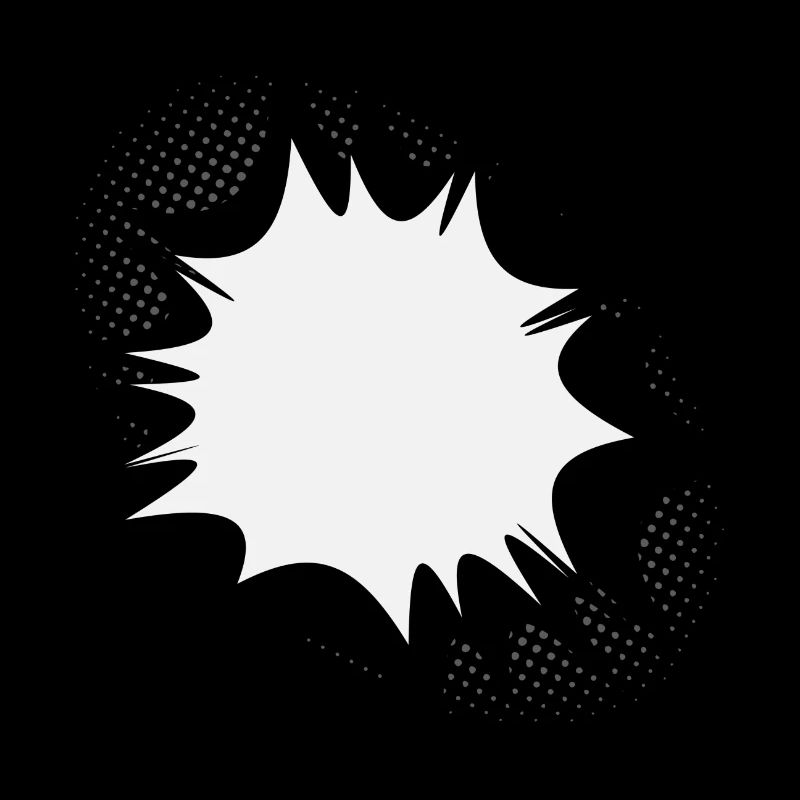 Comic Sprechblase Explosion