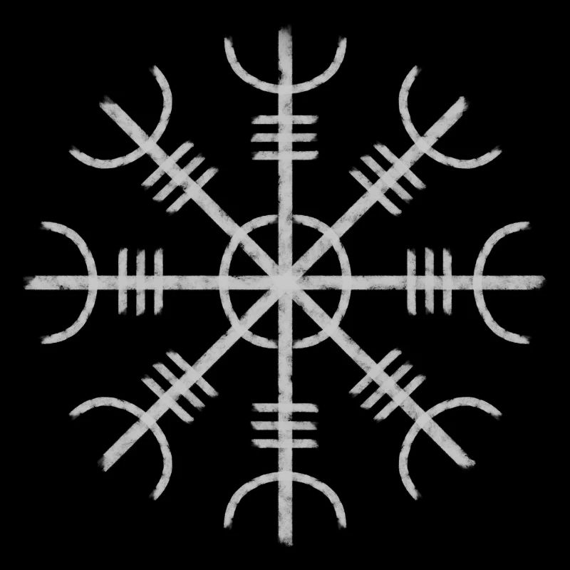 Heaume de awe symbole viking