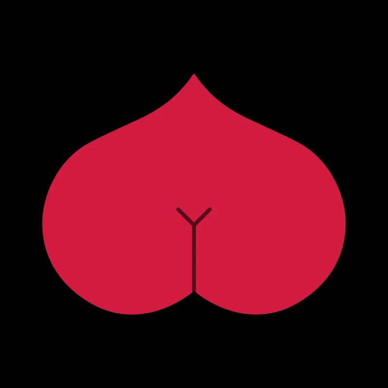 Ass heart butt