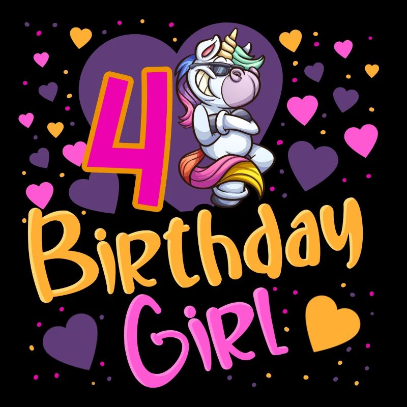4 Jahre Mädchen Geburtstag