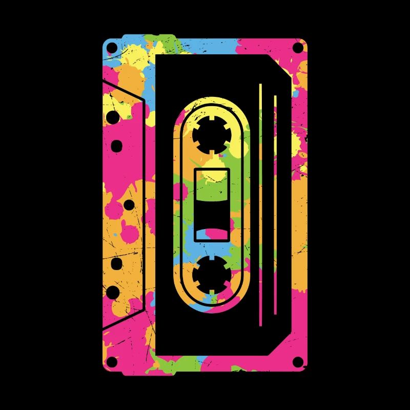 Cassettes musicales Mixtape 80S et 90S