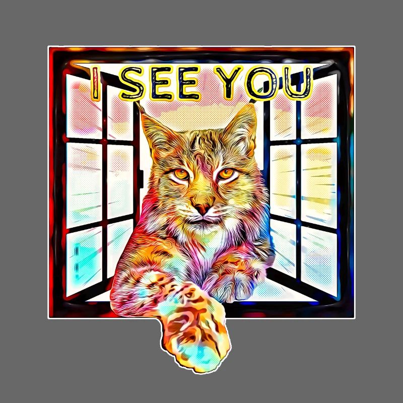 Le lynx avec sa perspective