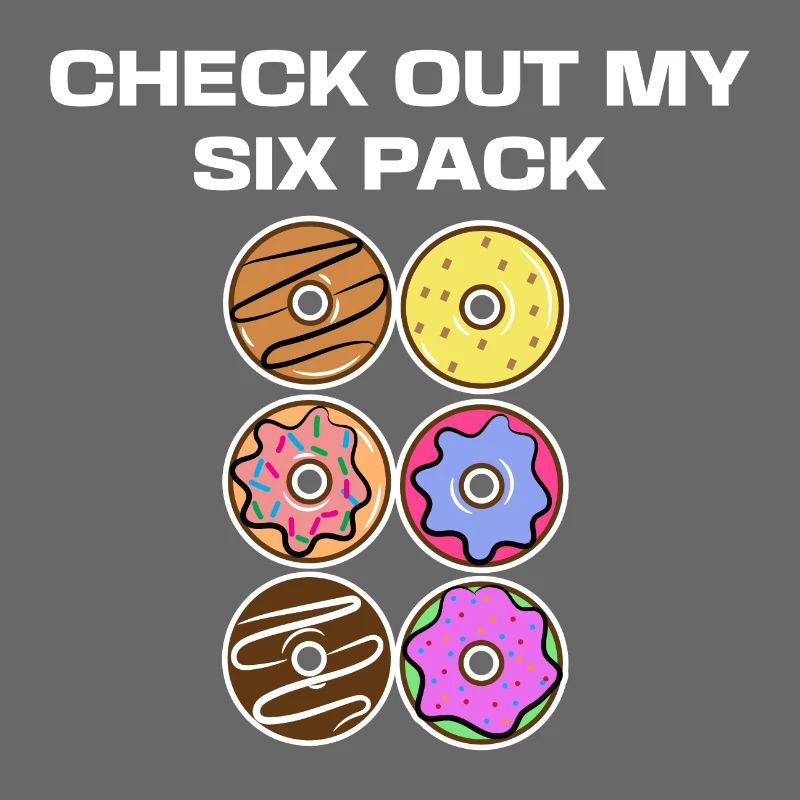 Bonbons Snacking Delicious Funny Donut Statement