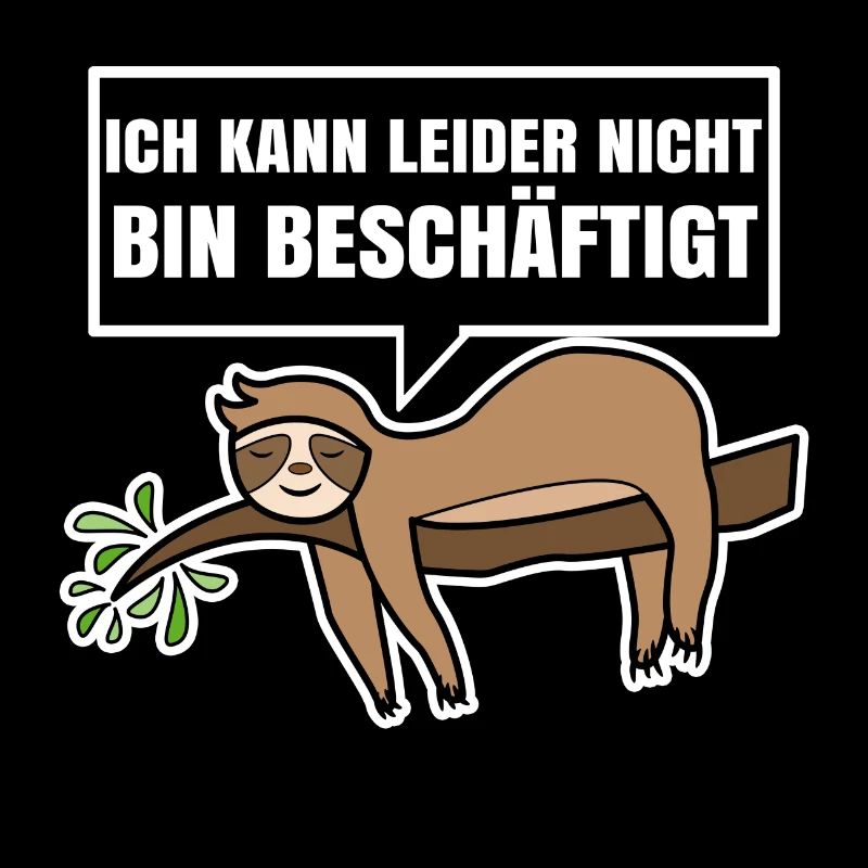 Langschläfer Faultier Statement Tier Schlafen