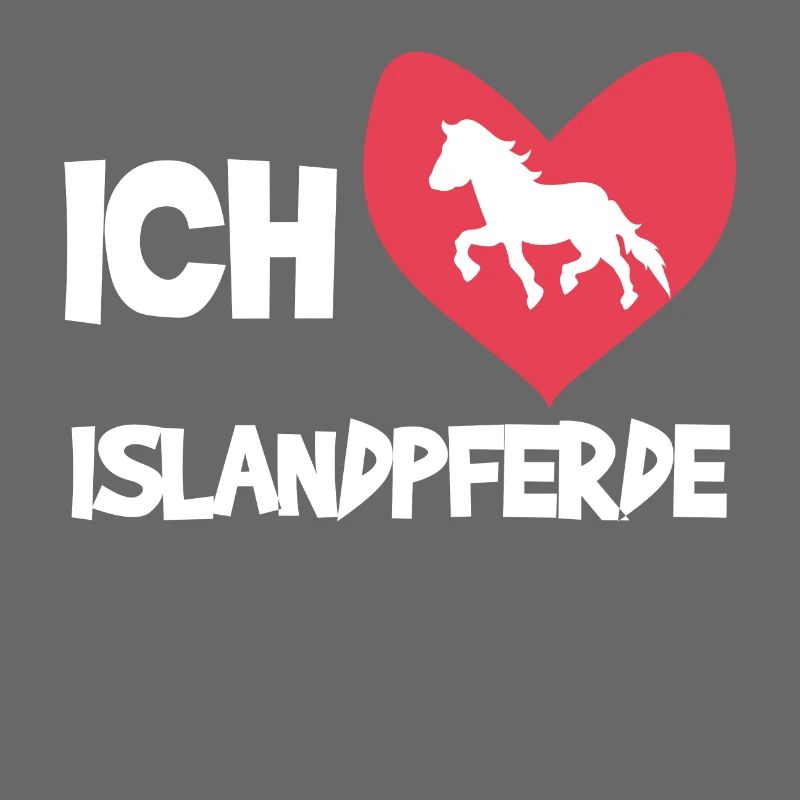Herz Statement Pferdeliebe Ich Liebe Pferde