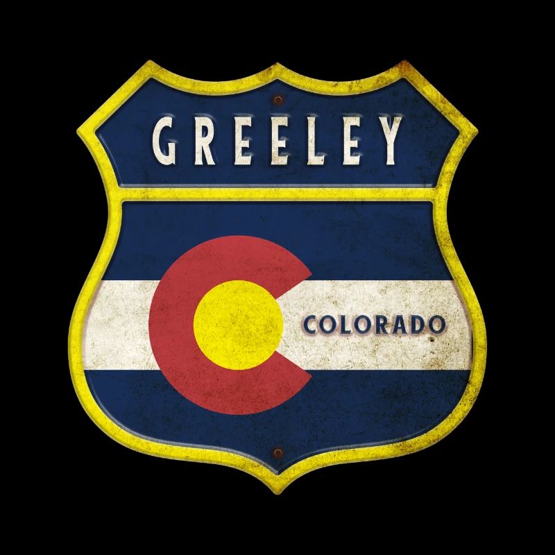 Design de l'écusson Greeley Colorado
