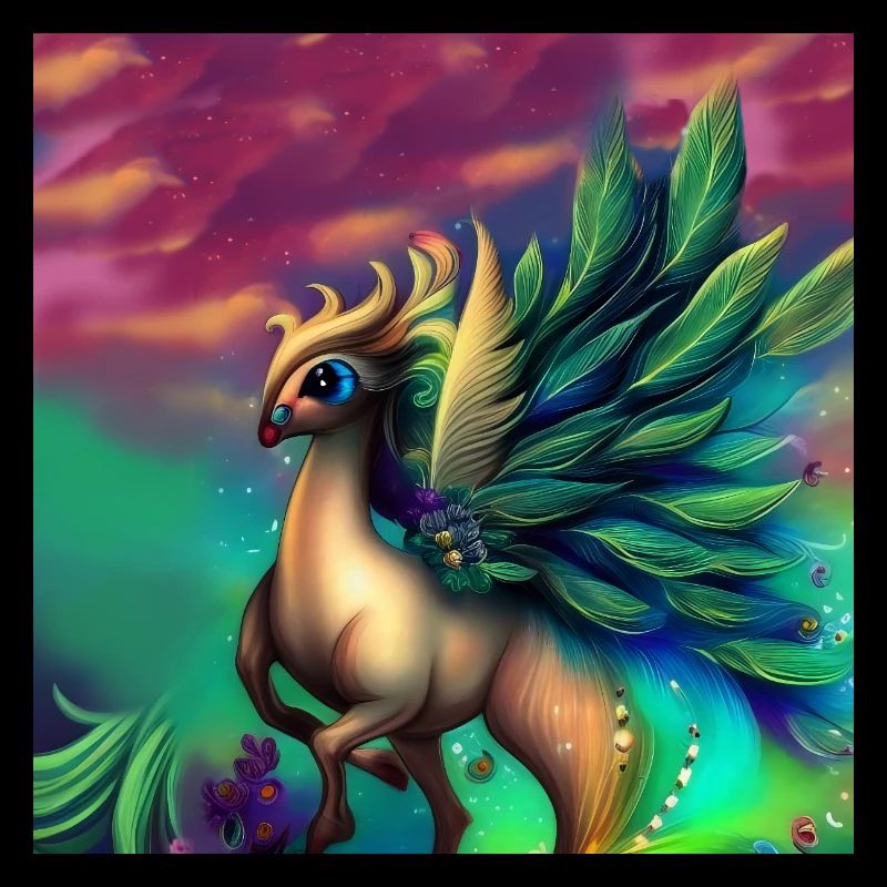 Believe in magic, beautiful fantasy animals