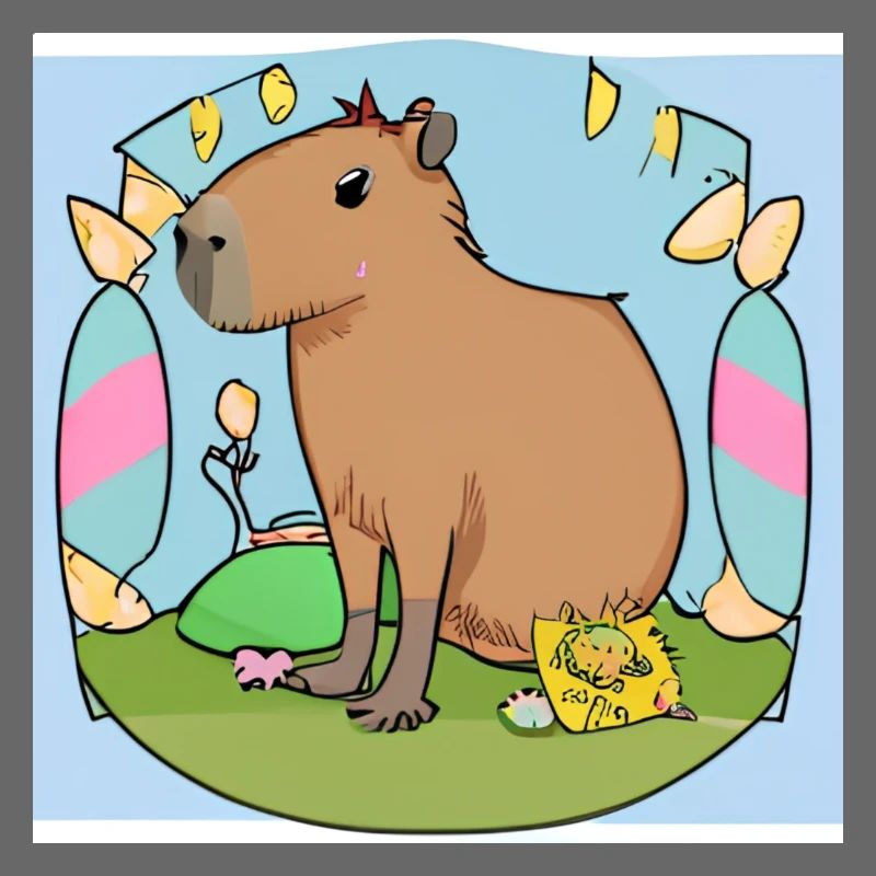 Easter capybara