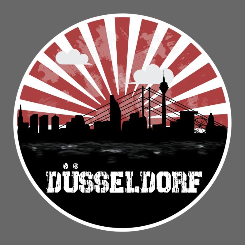 Match à domicile de Düsseldorf Skyline