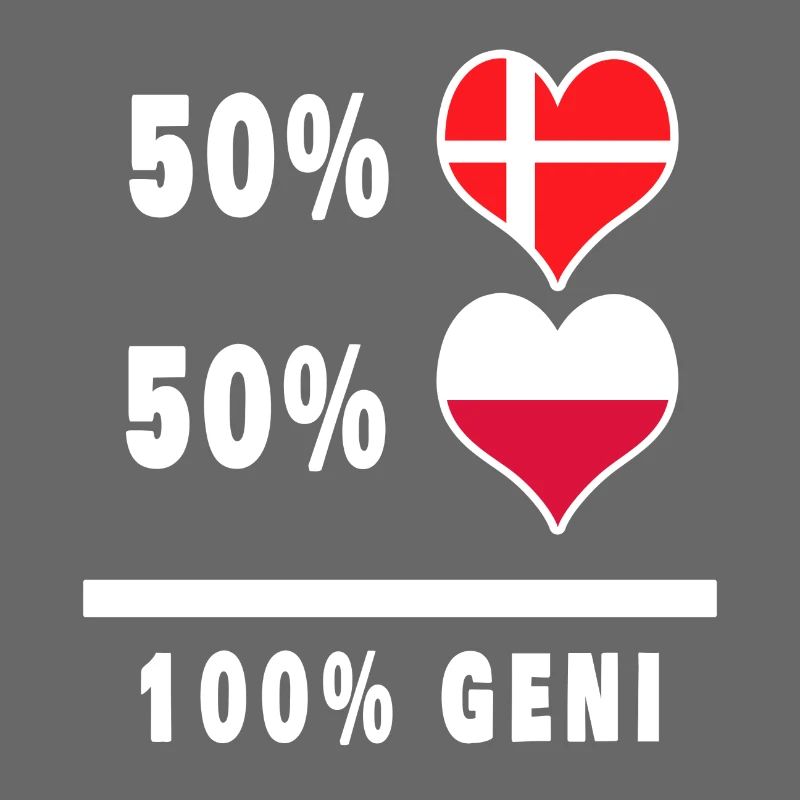 Pologne et Danemark 100% drapeau de génie
