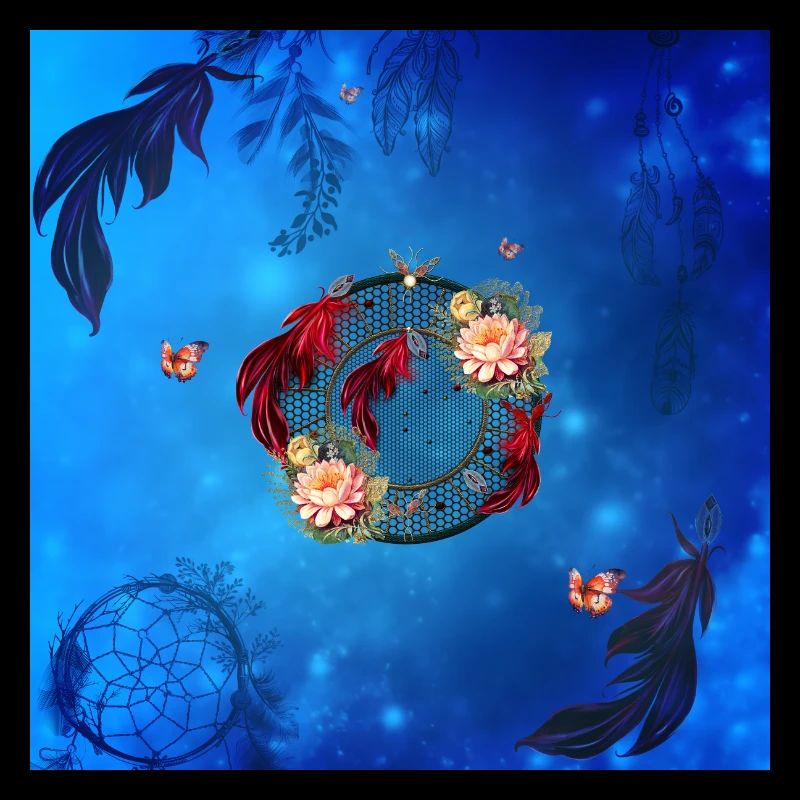 Wunderbare Traumfänger und Schmetterlinge.