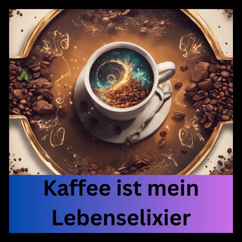 Kaffee ist mein Lebenselixier