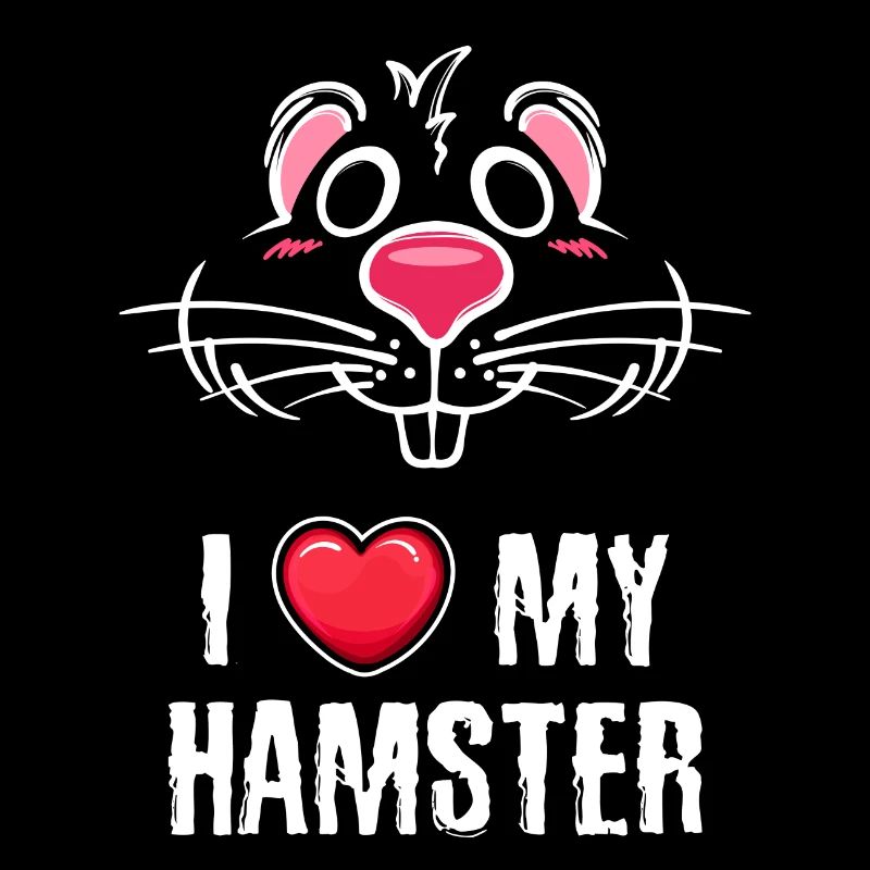 Déclaration de coeur Animaux de compagnie Hamster Animal préféré