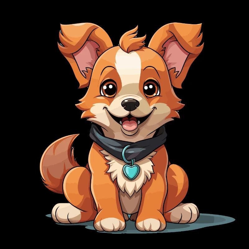 Chien - Style Kawaii