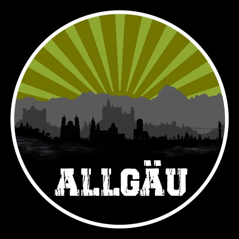 Allgäu Retro Skyline