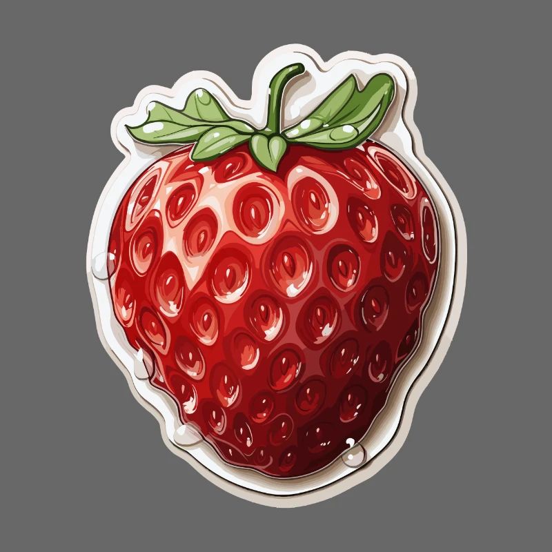 Erdbeere - Illustration