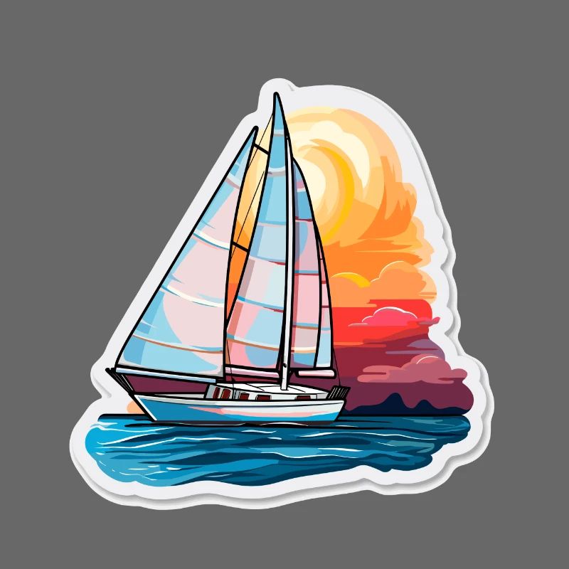 Sailboat - illustration