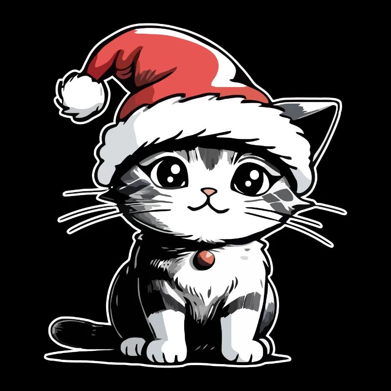 Katze Weihnachten