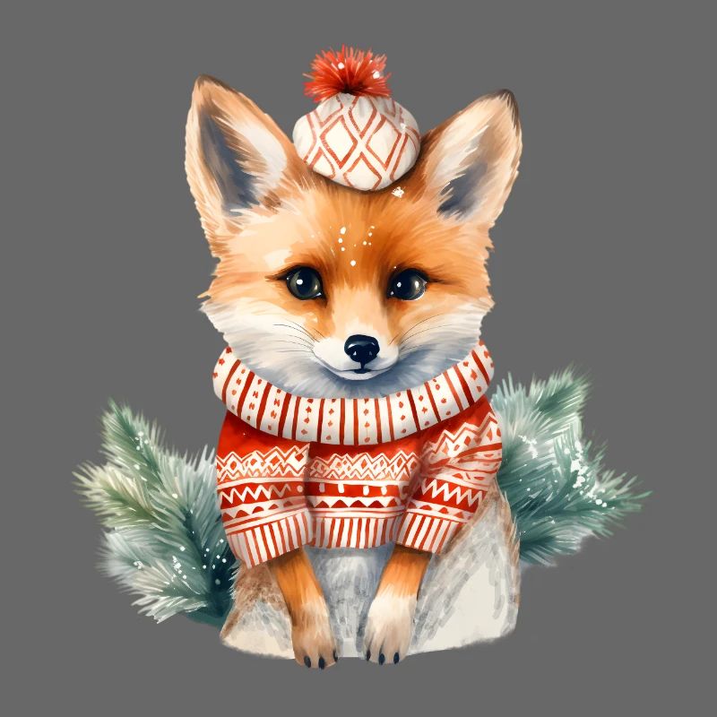 Winterschatz Fuchs mit Pompom