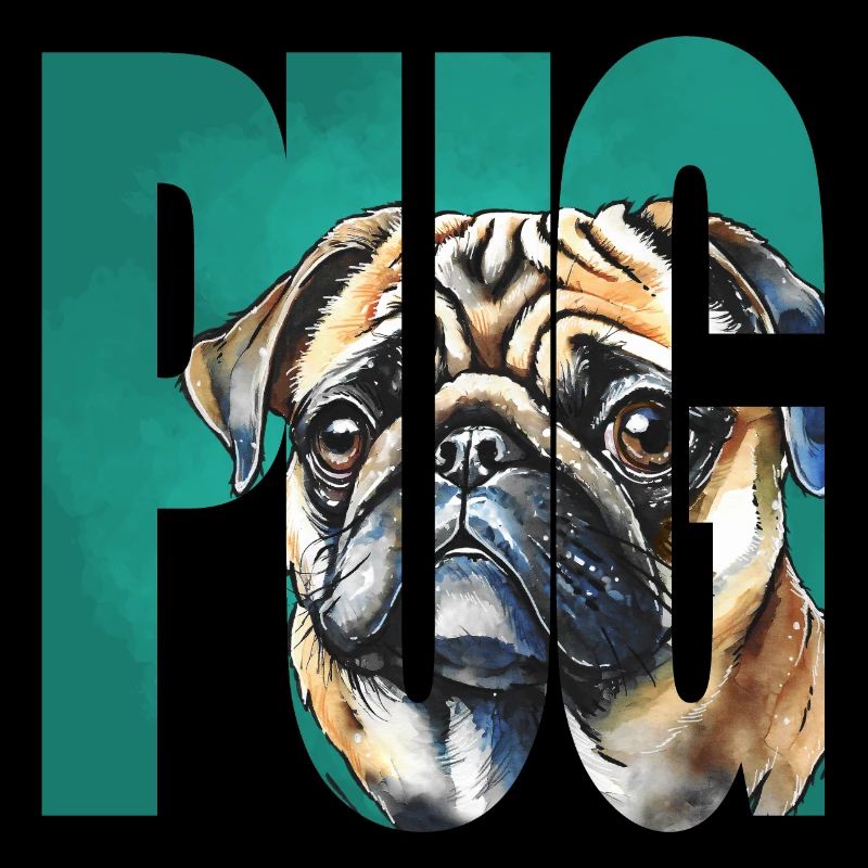 Pug Portrait