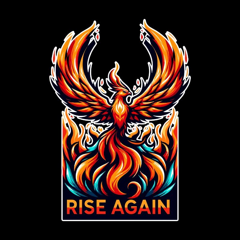Rise Again - Phönix Illustration