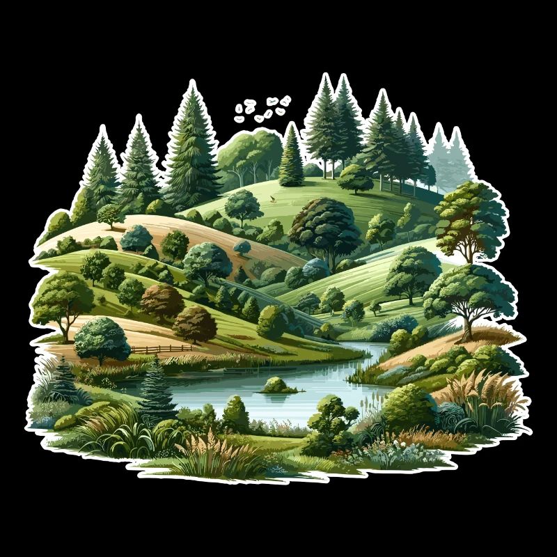 Paysage - Illustration