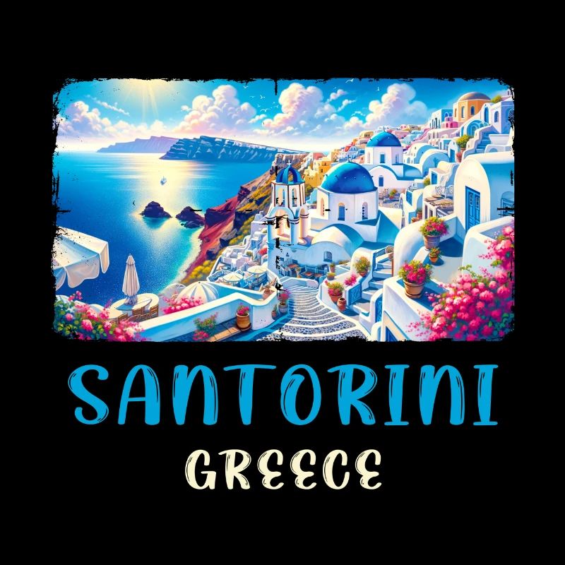 Excursions de vacances en mer à Santorin en Grèce