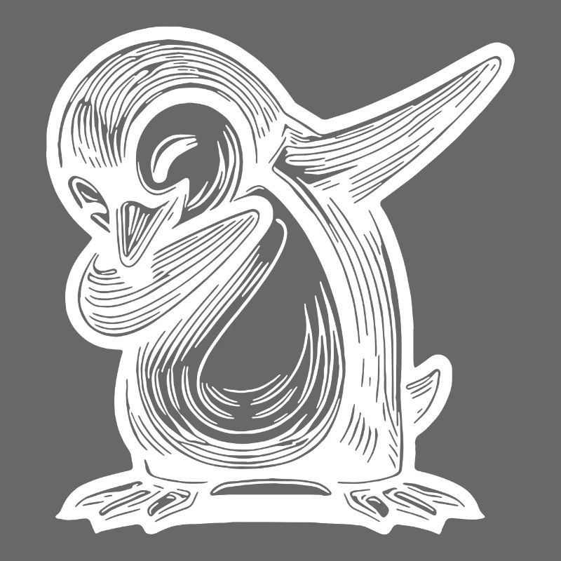 Cute Penguin Small Dabbing Penguin
