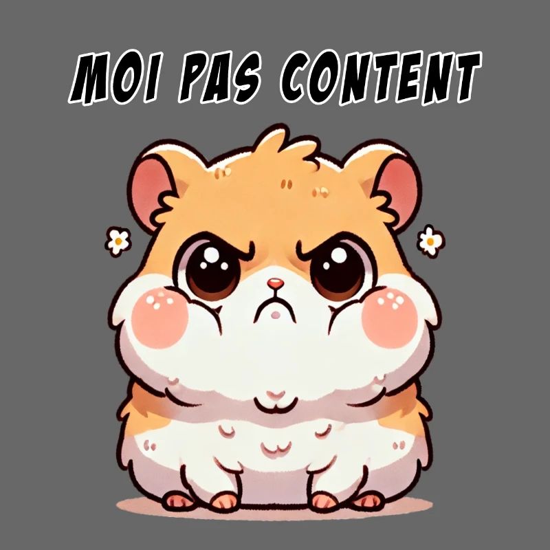 Hamster "Moi pas content"
