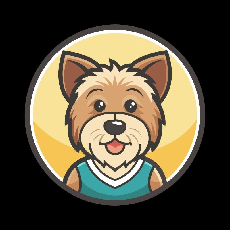 Sporting Lucas Terrier Chien Race Dessin animé Kawaii