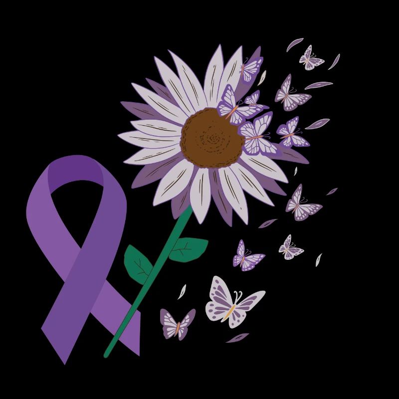 épilepsie violet arc fleur papillon