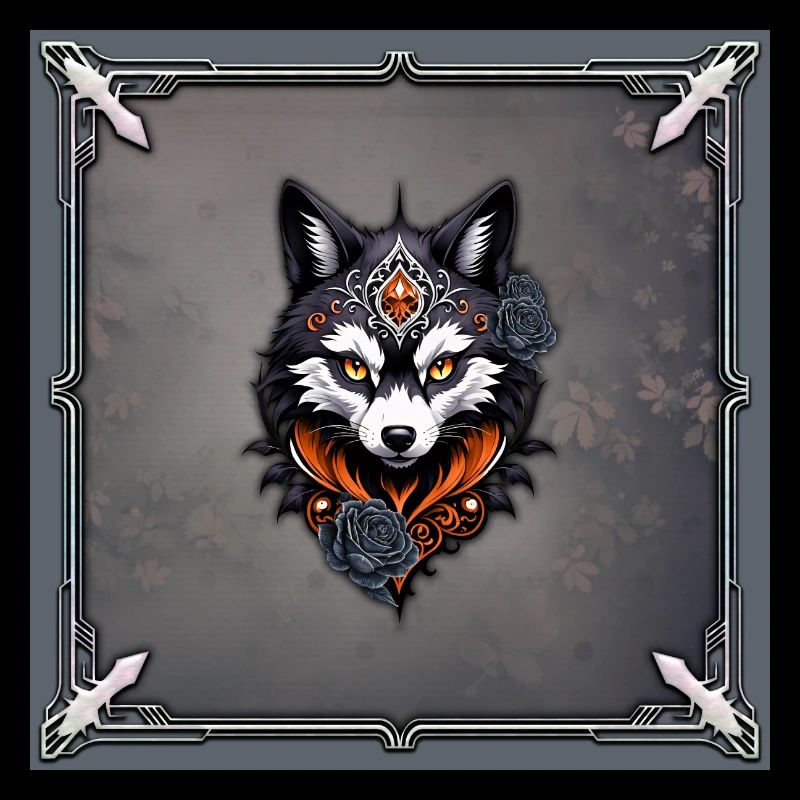 Majestueuse tête de loup,