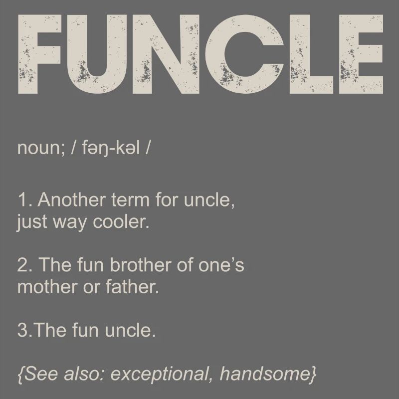 Foncle Typography Tee Design